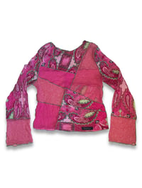 Image 1 of FLARED ARM LONG SLEEVE TOP -S24 #1