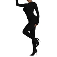 Image 6 of Womenswear 2 Piece Long Sleeve Body Suit - Comfortable Fit for Everyday Wear - Bodysuit