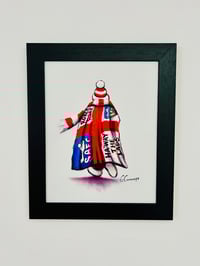 Image 1 of ‘Sunderland Flag’ Oil Painting 