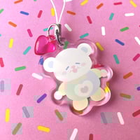 Image 2 of Bohug Heart Acrylic Charm Charm