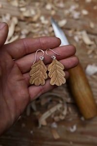 Image 2 of Oak Leaf Earrings set