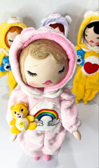 Image 3 of RESERVED FOR CLAIRE CAREBEAR INSPIRED MEDIUM ART DOLL 