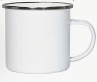 Image 2 of White sublimation camping mug