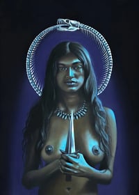 'Cave of the Bone Serpent' - A5 print