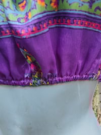 Image 4 of Gypsy top purple flowers 