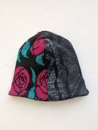 Image 4 of Upcycled Reversible Beanie Kenzo x Rose
