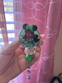 Image 1 of Beaded Badge Reel