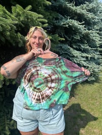 Image 1 of geode ice dye baby t-shirt (L)