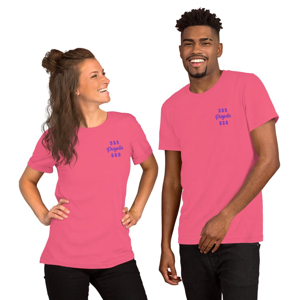 Payola Embroidery Short-Sleeve Unisex T-Shirt