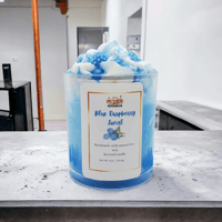 Image 3 of Blue Raspberry Swirl, 8oz Candle