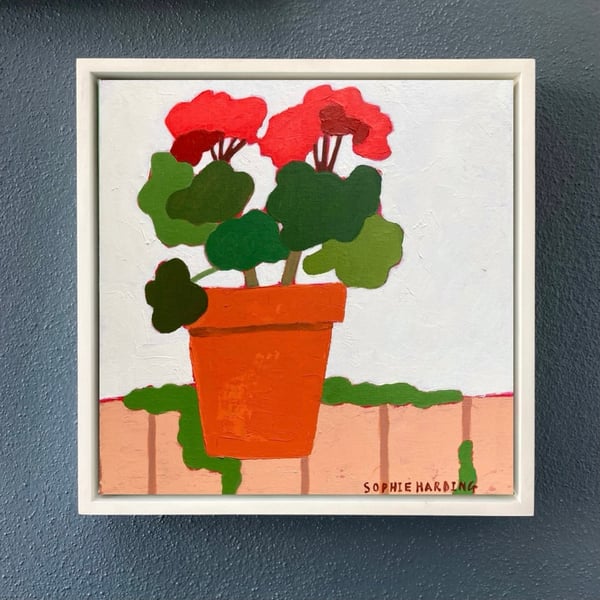 Image of Red Geraniums 