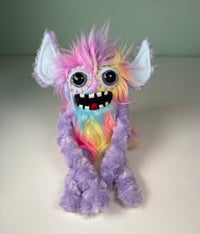 Image 1 of Weighted Happy Monster -  Neon Patch Fur