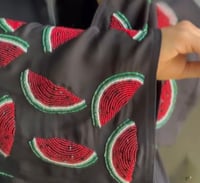 Image 4 of The Watermelon Abaya (quad M preorder)