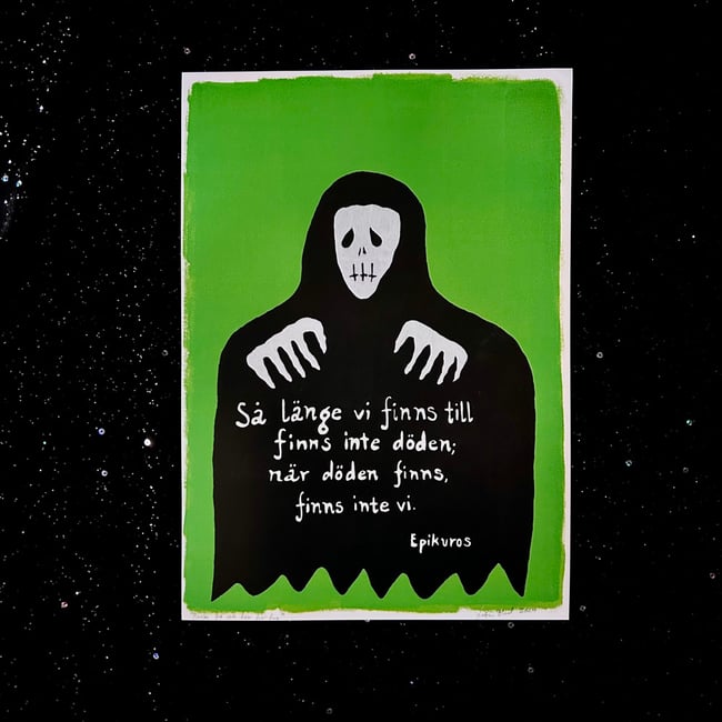 Print - Passa på och lev för fan