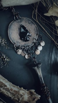 Image 3 of Relic with obsidian and long bone 