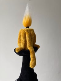 Image 5 of Black And Yellow Candle Holder Folk Doll