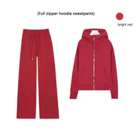 Image 1 of LULU TRACKSUIT SET RED