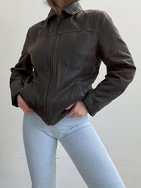Image 1 of Vintage Columbia leather jacket // M