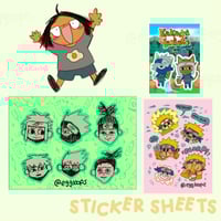 Naruto Sticker Sheets