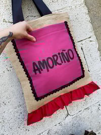 Image 2 of Bolsiña feita a man. AMORIÑO SACO. Deseño exclusivo!