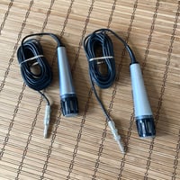 Image 4 of Pair of Shure Unidnye B Hi-Z Dynamic Microphones • PE 515 • 70s made in USA • with cases