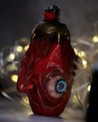 Image 16 of Mini Bic lighter sleeve-The Visceral Grin, Egg Of The King - Handcrafted OOAK