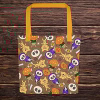 Image 1 of Brown Spooky Tote bag
