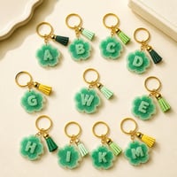 Image 2 of Shimmering Shoreline Letter Keychain