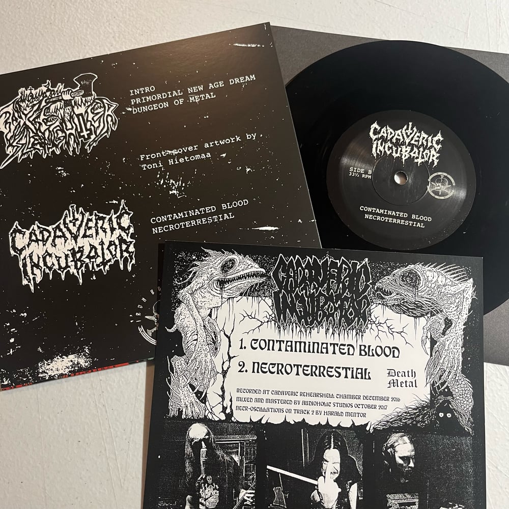 Cadaveric Incubator / Axeslaughter - Split 7" EP