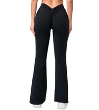 Image 3 of V Back Scrunch Flares - Eclipse