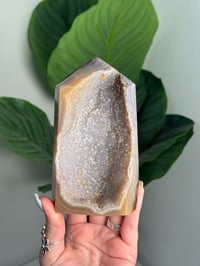 Image 1 of BANDED DRUZY AGATE TOWER -BRAZIL-