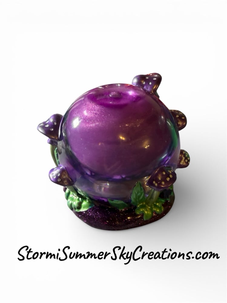 Image of Purple Mushroom Shaker Globe