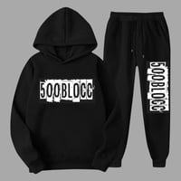 500Blocc Blk Jogger set