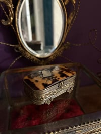 Image 5 of Jolie bague jarretière en argent massif, grenats, vintage ! Taille 54-55