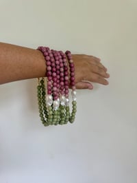 Image 4 of Matcha gemstone necklace 