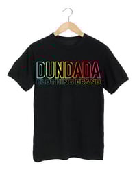 DUNDADA Clothing Brand Gradient Black T-Shirt 