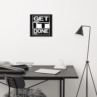 Image 1 of Get It Done Framed Poster