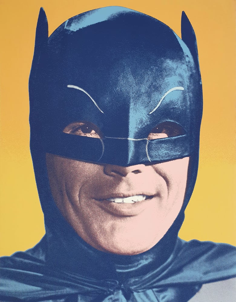 Image of "ROCKIN' ROBIN" - Adam West Batman Limited Edition Screenprint