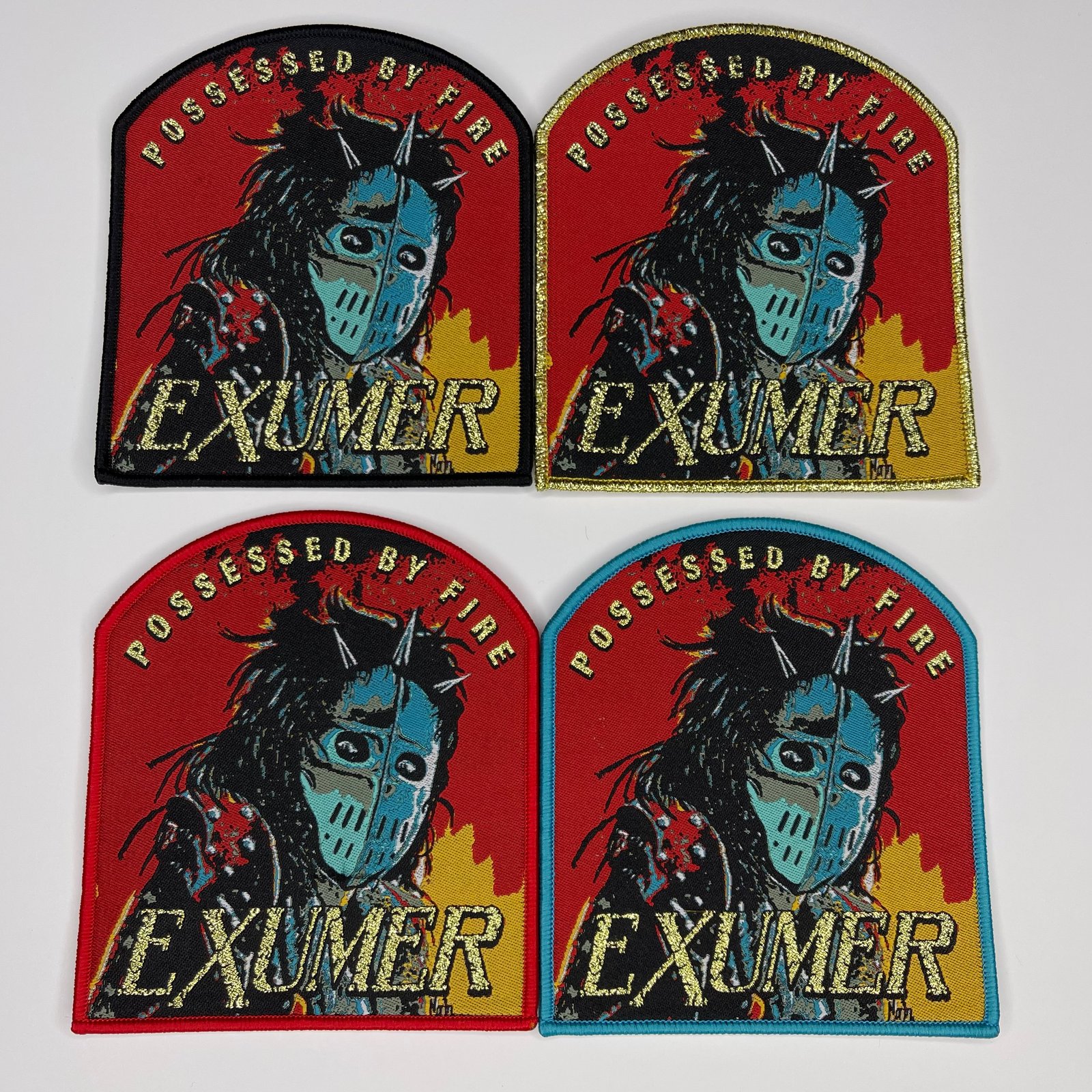 Exumer - Possessed By Fire Woven Patch | Armed With Hammers