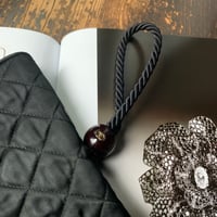 Image 3 of Chanel 1980's Half Moon Black Satin Purse