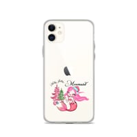 Image 2 of Holly Jolly Mermaid,  iPhone Case