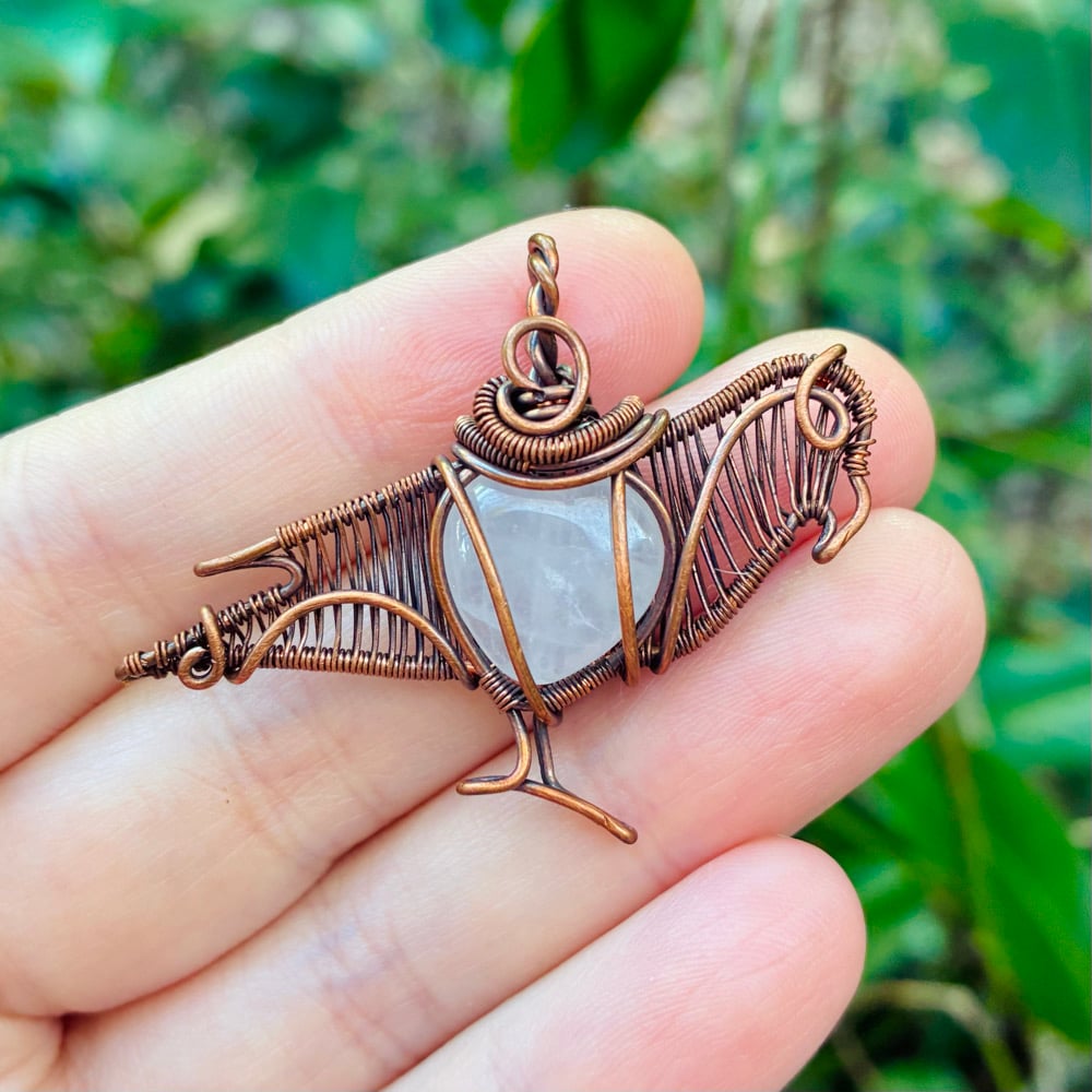 Image of Rose Quartz Lovebird