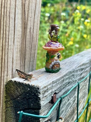 Image of ? Mushroom Bungalow Pendant (UV)