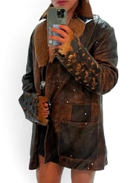 Image 5 of Roberto Cavalli goat leather coat