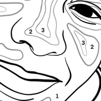 Image 4 of Custom Paint-By-Number Portrait (Digital Kit)