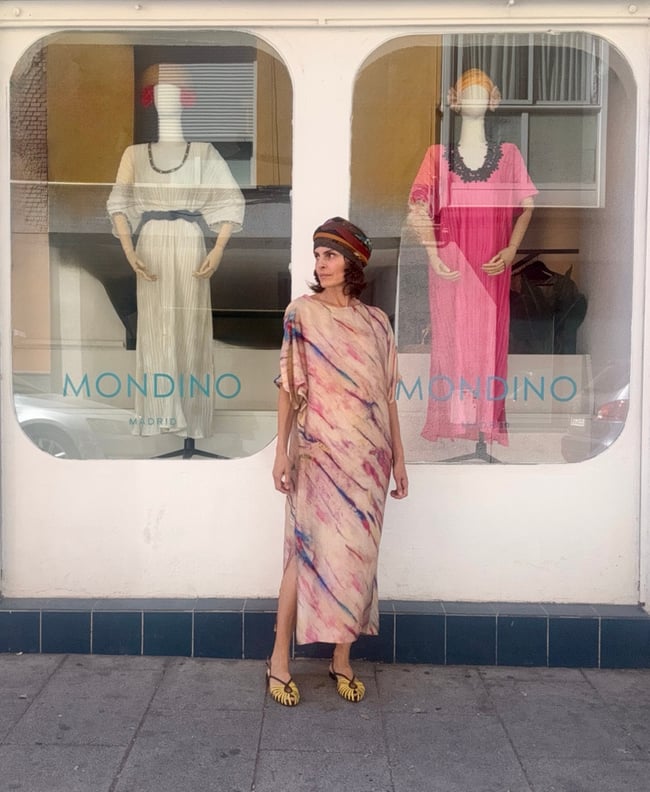 GRAFFITI PRINT KAFTAN