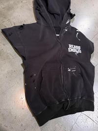 Image 3 of     R RIOT sleeveless hoodie 