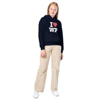 Image 3 of I Love Water Polo Hoodie Dark Colors - Kids