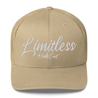 Image 5 of Limitless Embroidered Trucker Cap with Mesh back