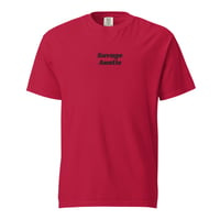 Image 1 of Savage Auntie heavyweight t-shirt